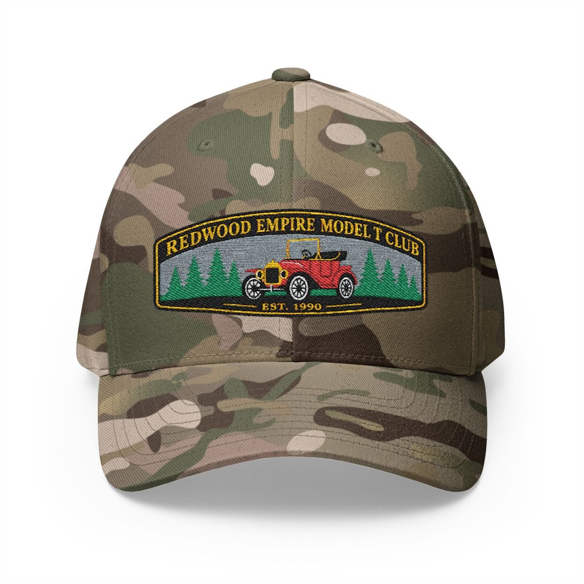 Closed-Back Structured Cap, Embroidery (Flexfit 6277)