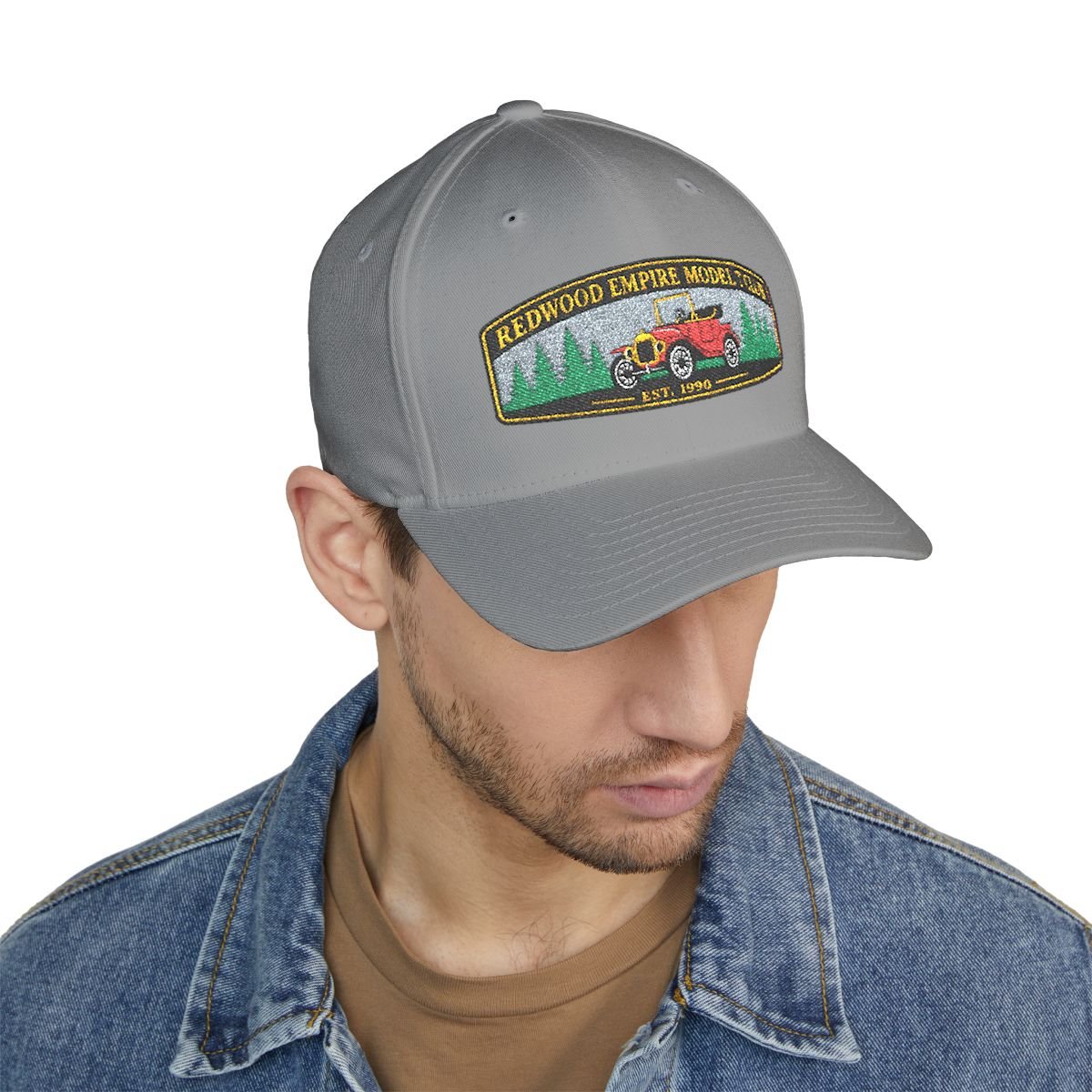 Closed-Back Structured Cap, Embroidery (Flexfit 6277)