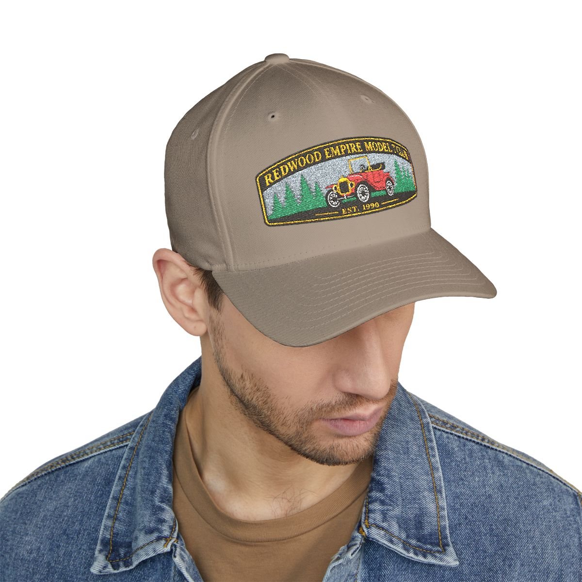Closed-Back Structured Cap, Embroidery (Flexfit 6277)