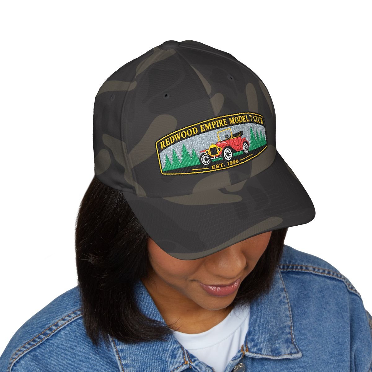 Closed-Back Structured Cap, Embroidery (Flexfit 6277)