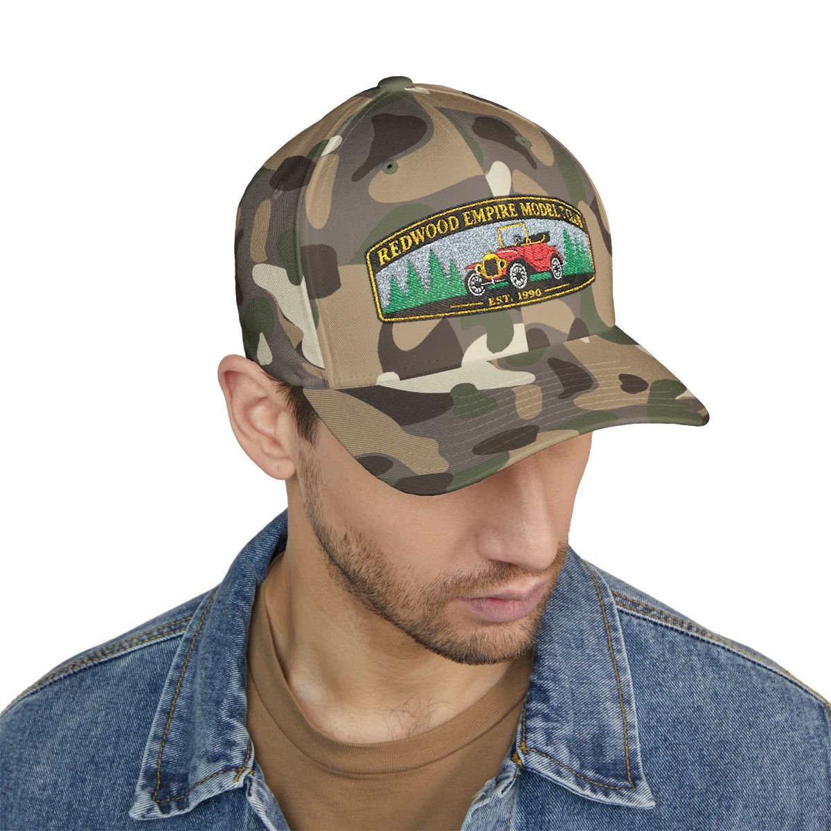 Closed-Back Structured Cap, Embroidery (Flexfit 6277)