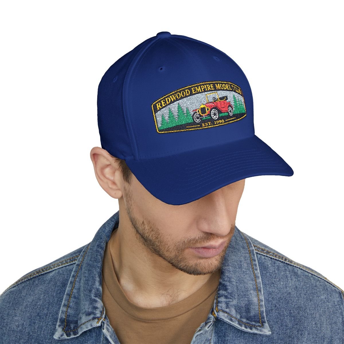 Closed-Back Structured Cap, Embroidery (Flexfit 6277)